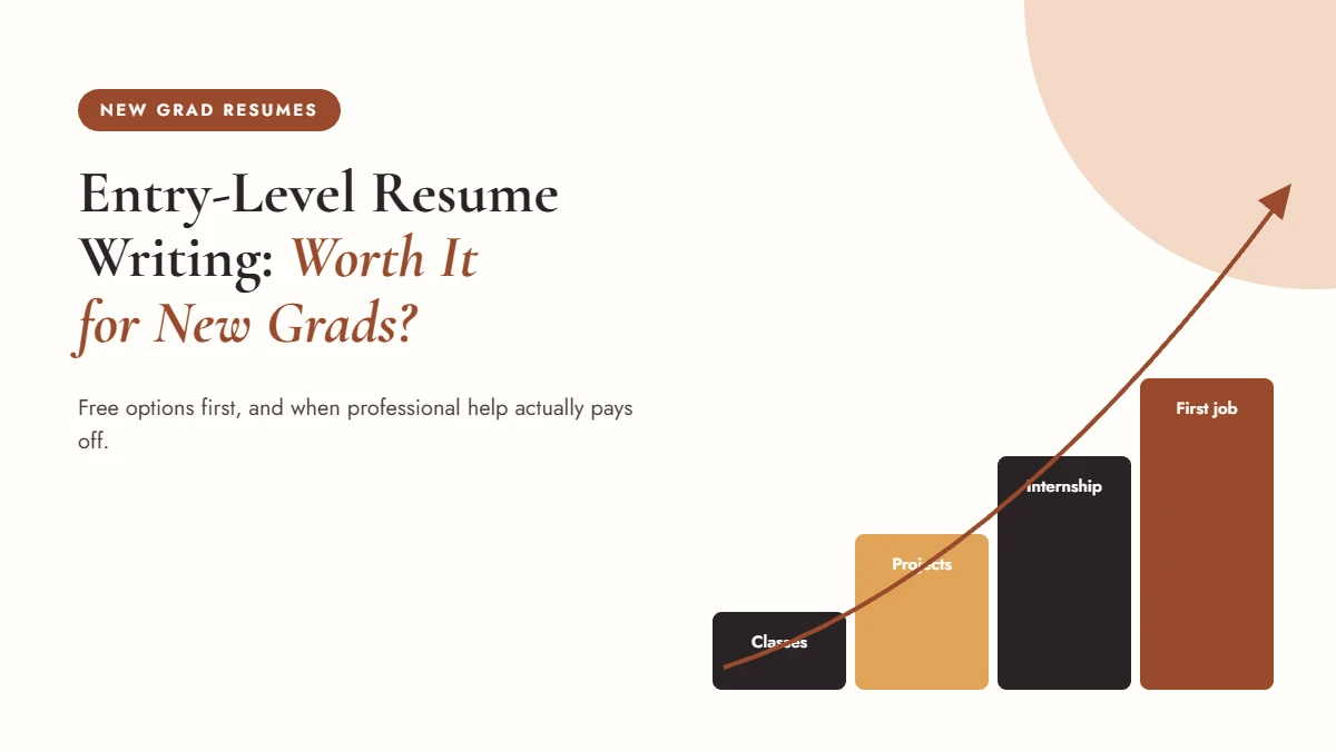 Entry level resume writing service guide for new grads